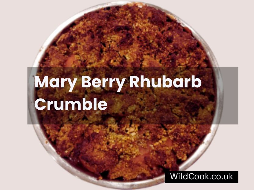 Mary Berry Rhubarb Crumble
